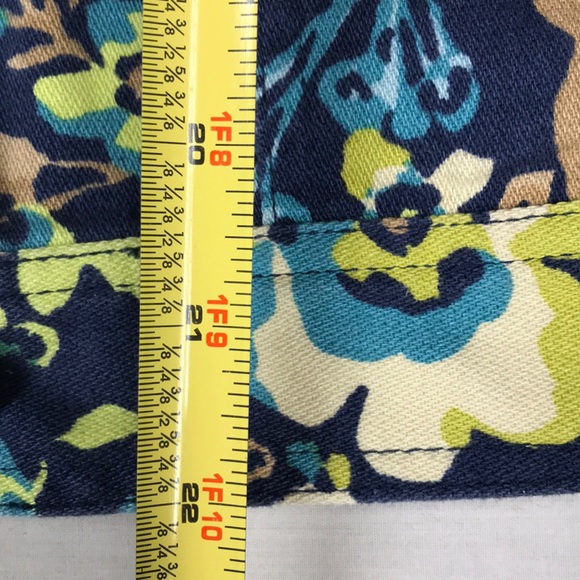 Liz Claiborne floral jean jacket NWT size lg - Picture 9 of 13